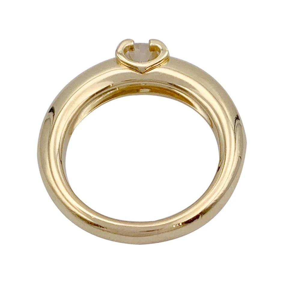 Cartier solitaire, "Louis Cartier", yellow gold, diamond - Image 7