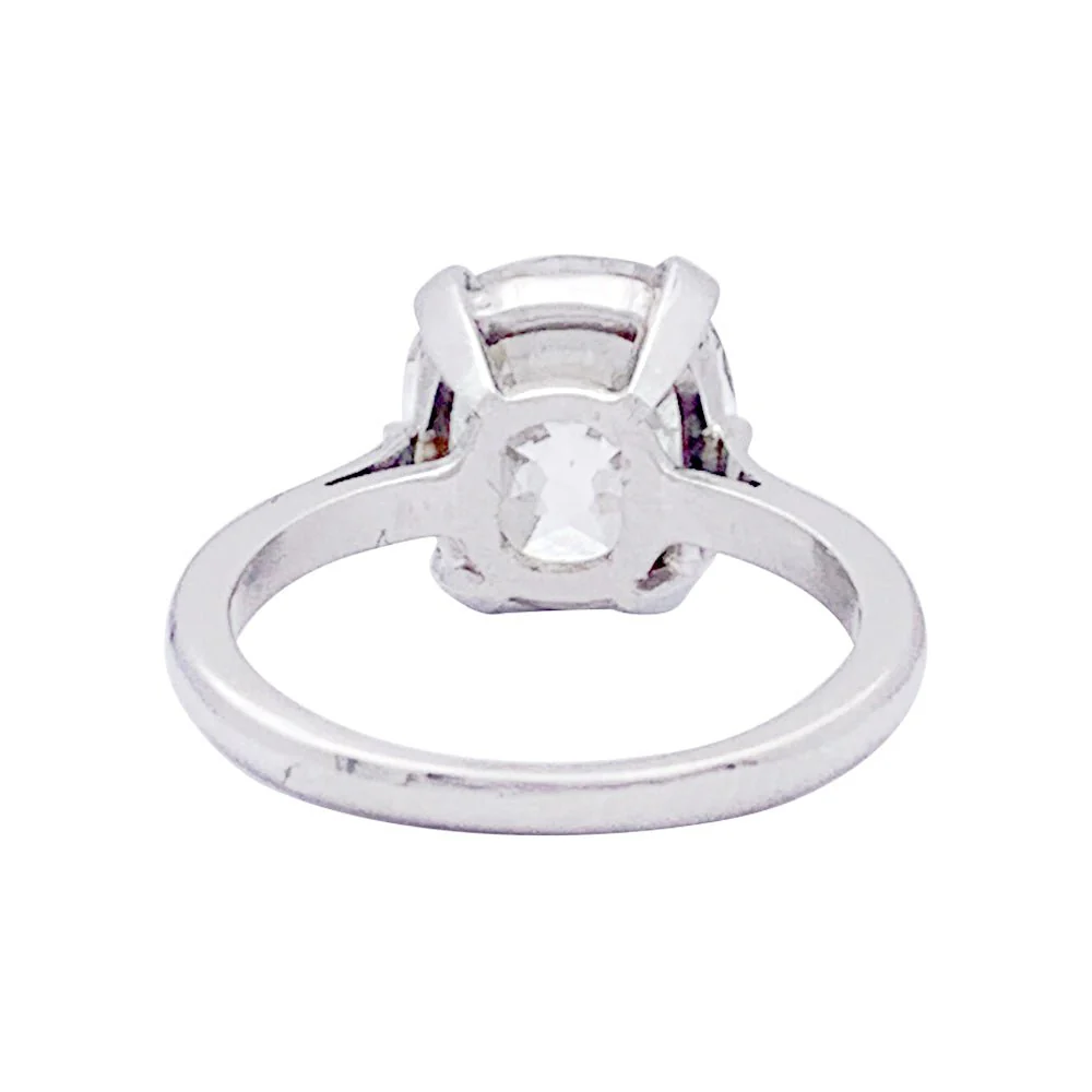 CHAUMET solitaire in platinum and diamond. - Image 4