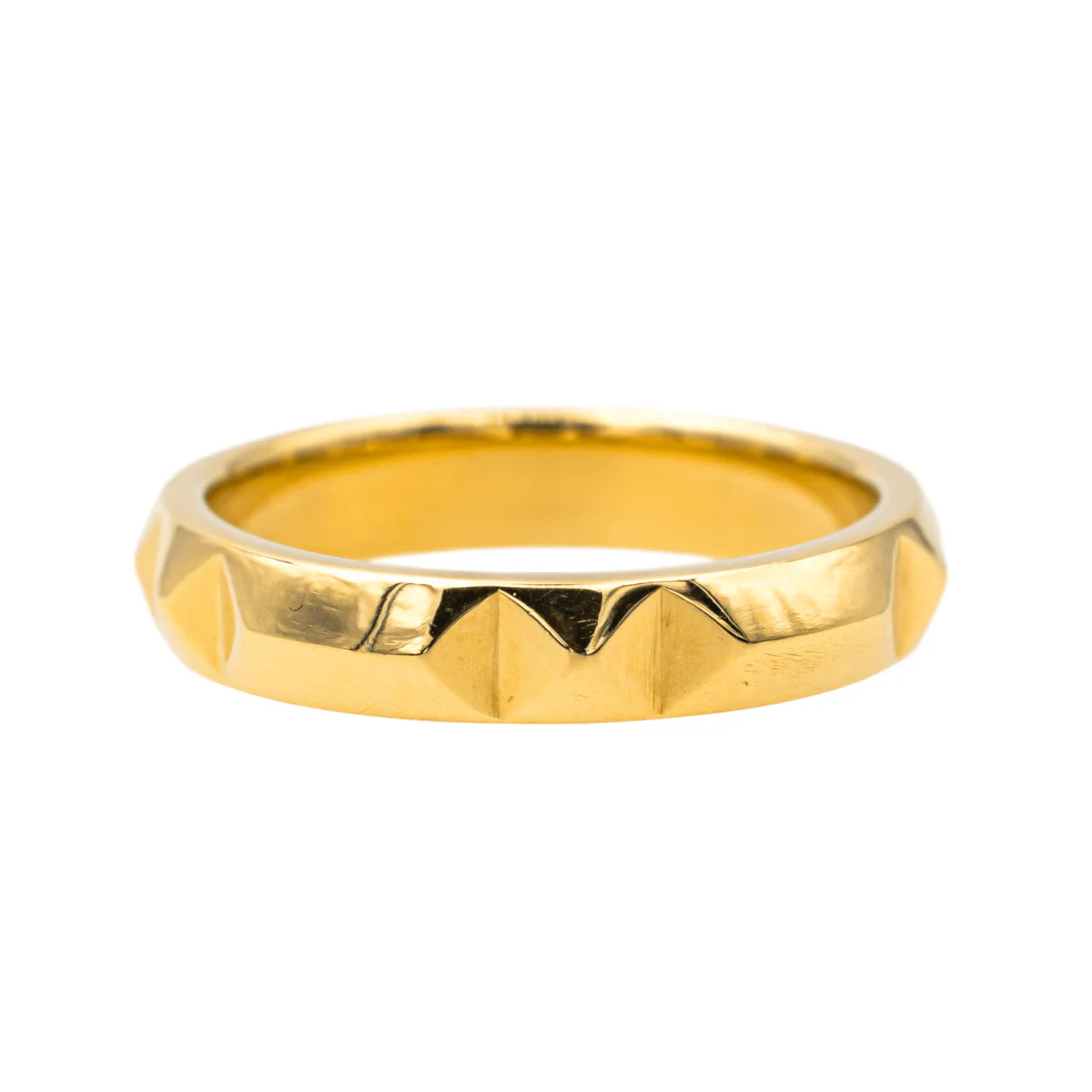 TIFFANY & CO. "True" wedding band in yellow gold - Image 3