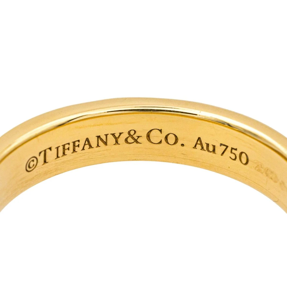 TIFFANY & CO. "True" wedding band in yellow gold - Image 6