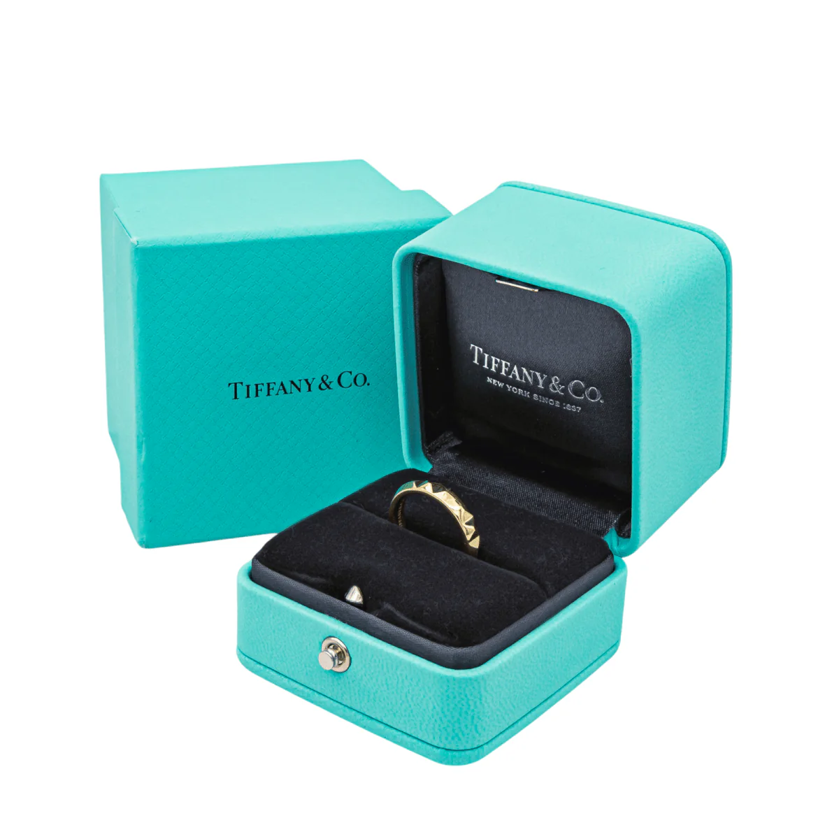 TIFFANY & CO. "True" wedding band in yellow gold - Image 7