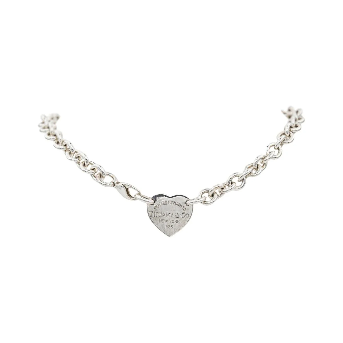 Tiffany & Co. "Return to Tiffany" Silver Necklace - Image 11