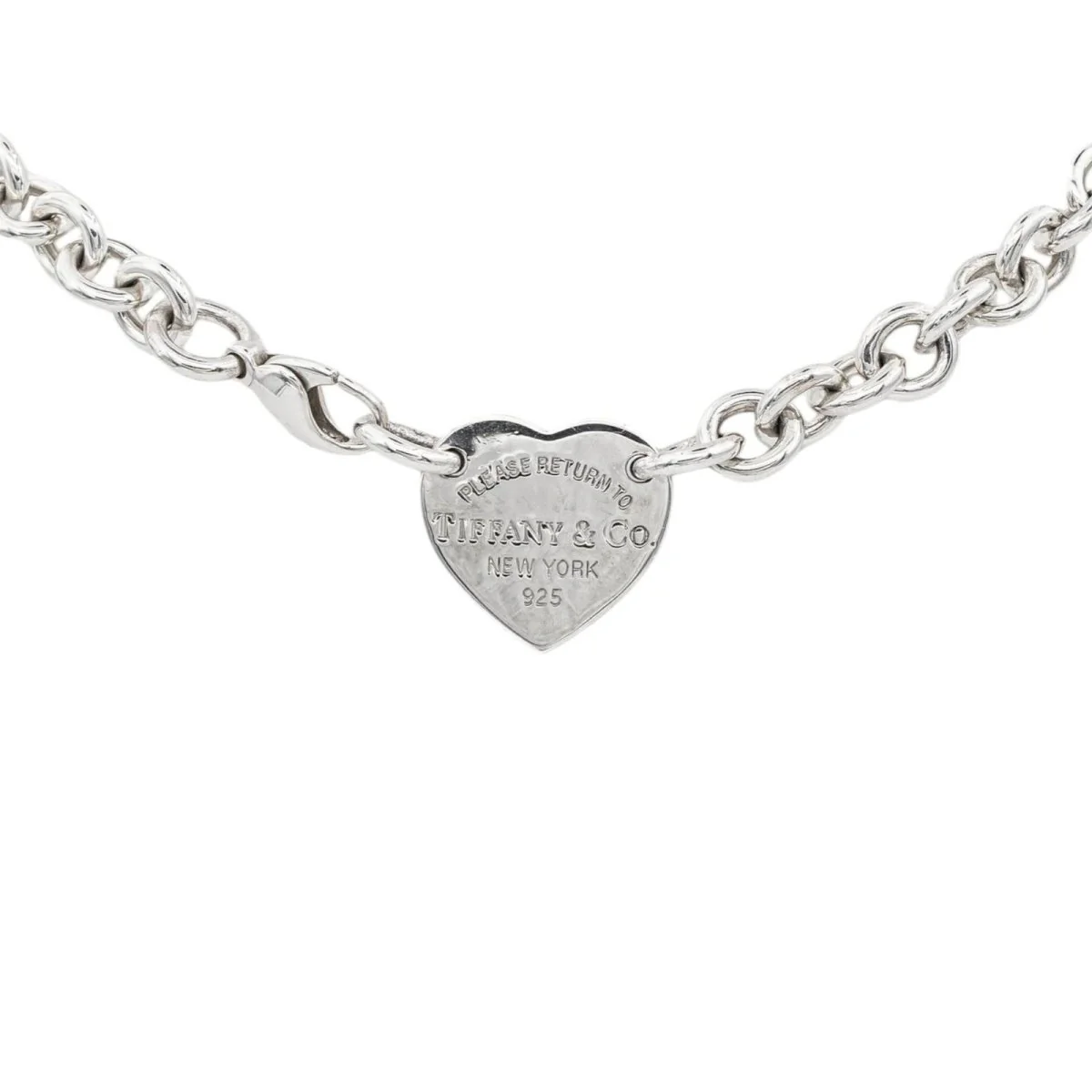 Tiffany & Co. "Return to Tiffany" Silver Necklace - Image 9