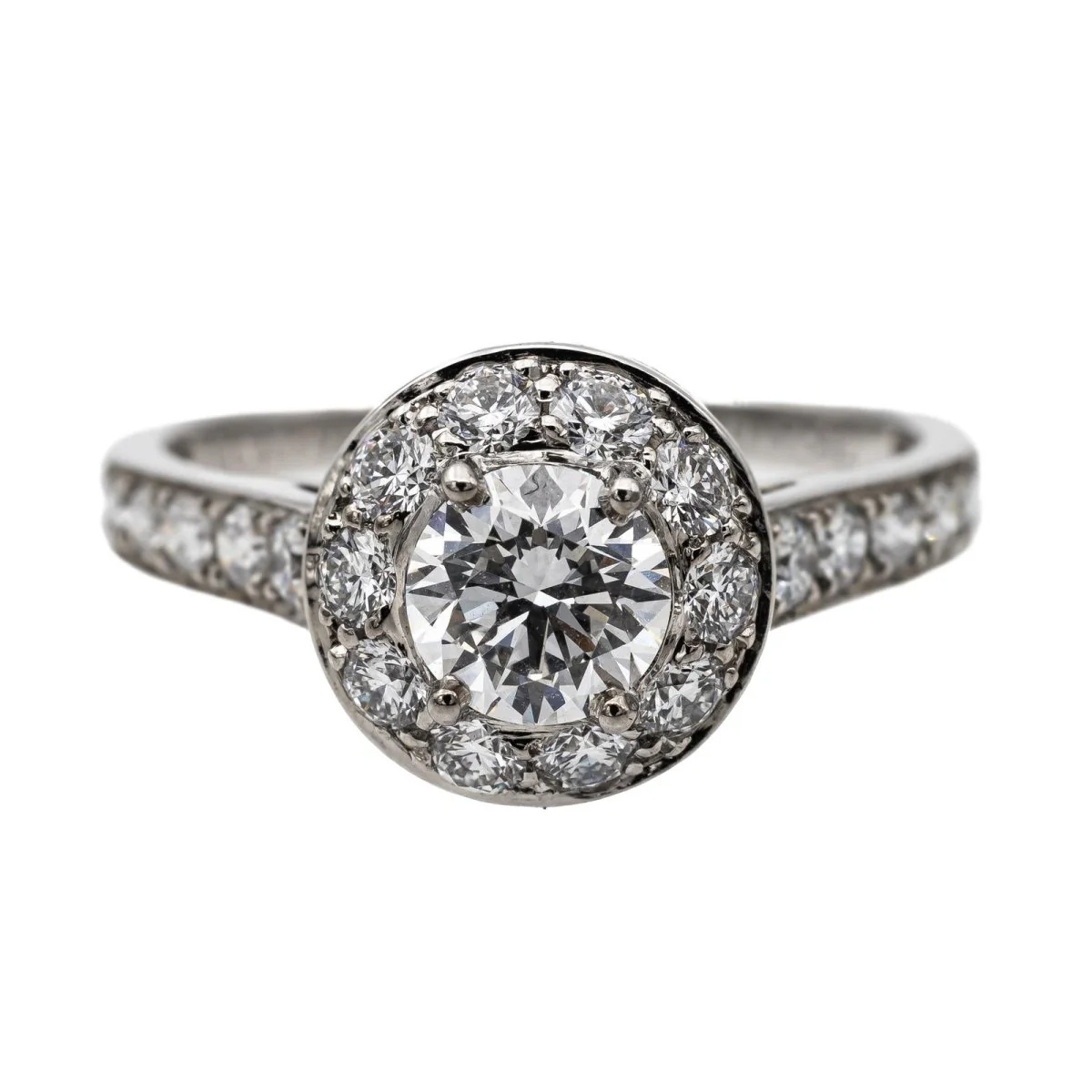 VAN CLEEF &amp; ARPELS ring in platinum and diamonds