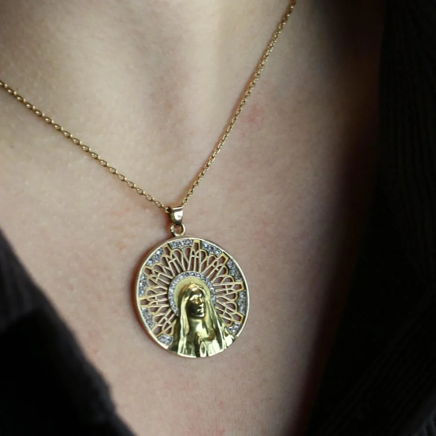 VERNON pendant in yellow gold and diamonds - Image 2