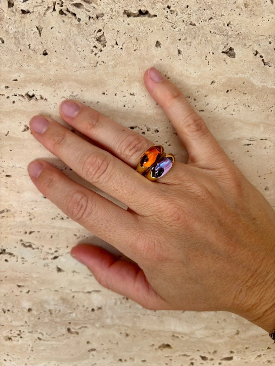 Vintage Bulgari “Celtaura” Ring – 18k Yellow Gold & Citrine – Circa 1980 - Image 5