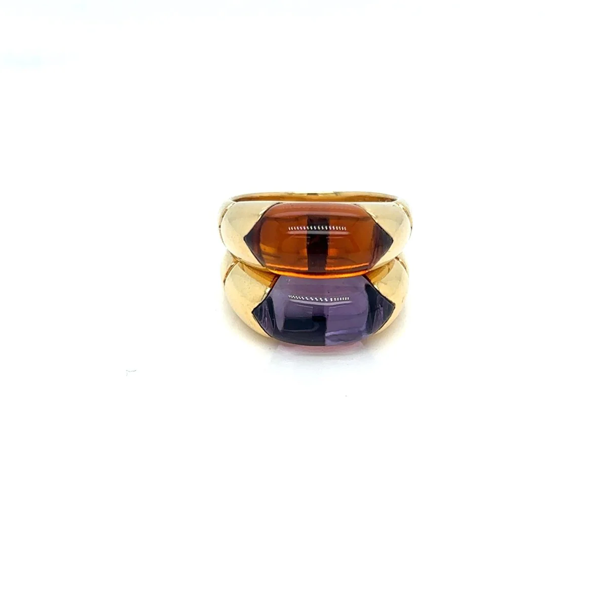 Vintage Bulgari “Celtaura” Ring – 18k Yellow Gold & Citrine – Circa 1980 - Image 6