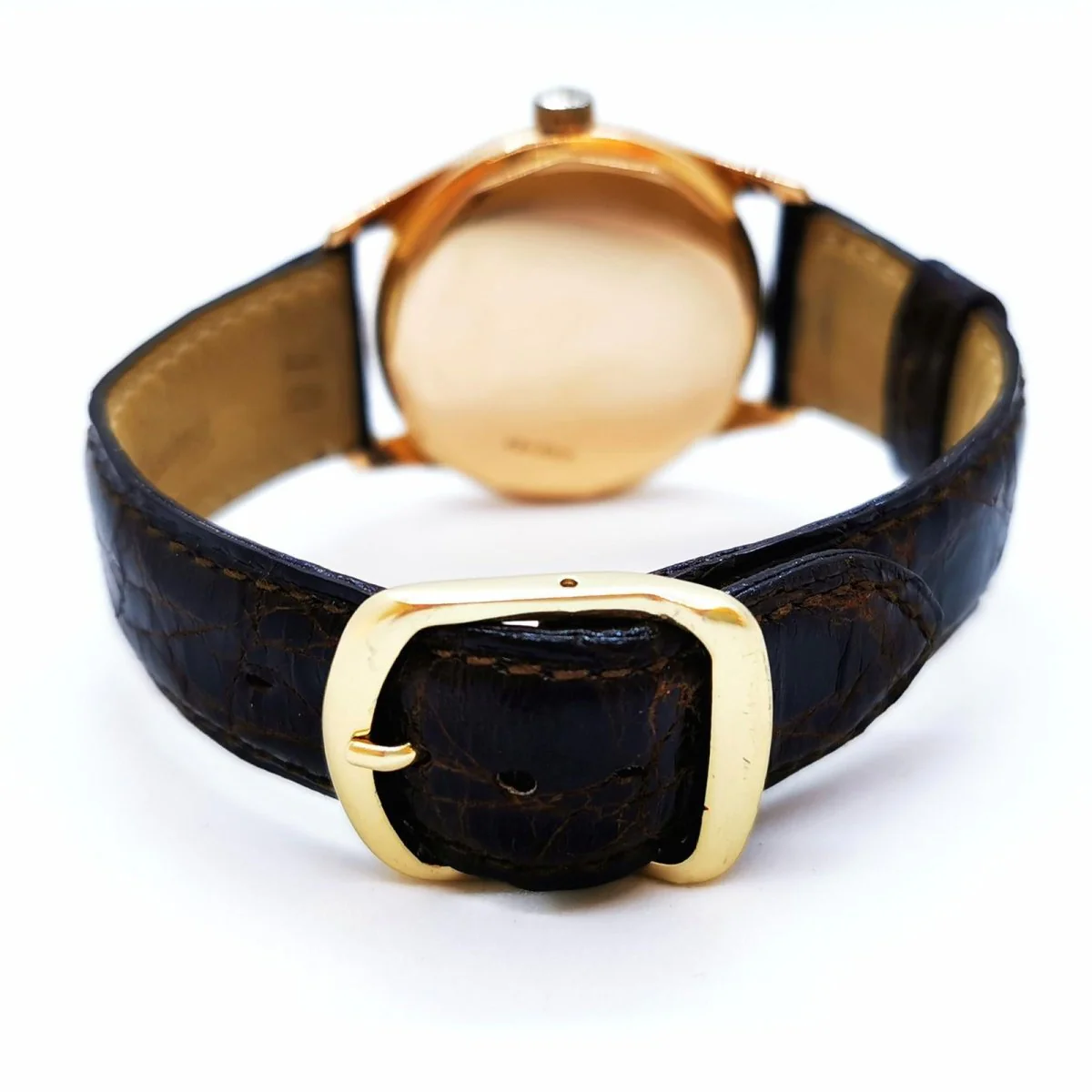 ZÉNITH black watch, in crocodile leather and yellow gold - Image 5